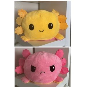 TeeTurtle BIG Reversible Axolotl Plushie